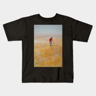 Making Lines In The Sand Kids T-Shirt